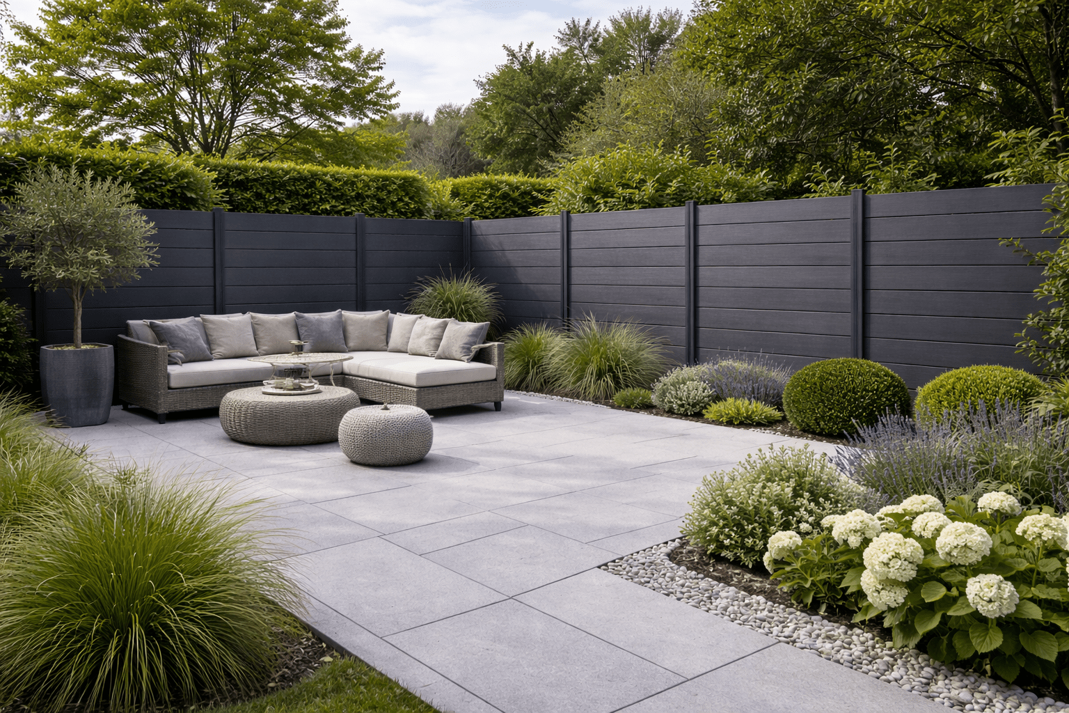 Composite Fencing Samples - Artificial Grass Direct