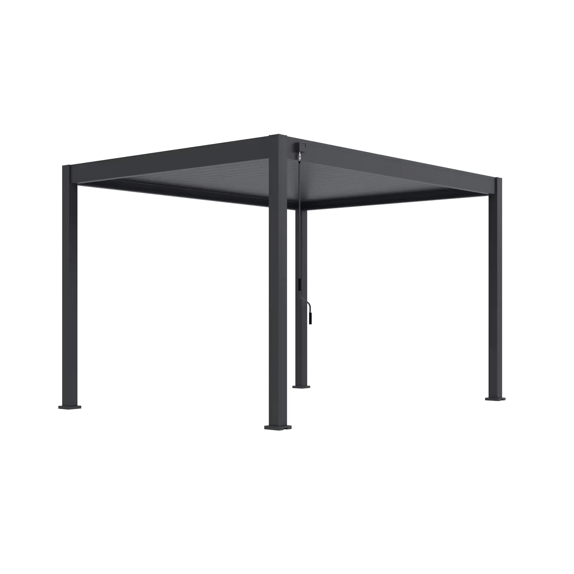 Modena Aluminium Pergola 4m x 3m Free Standing - Artificial Grass Direct