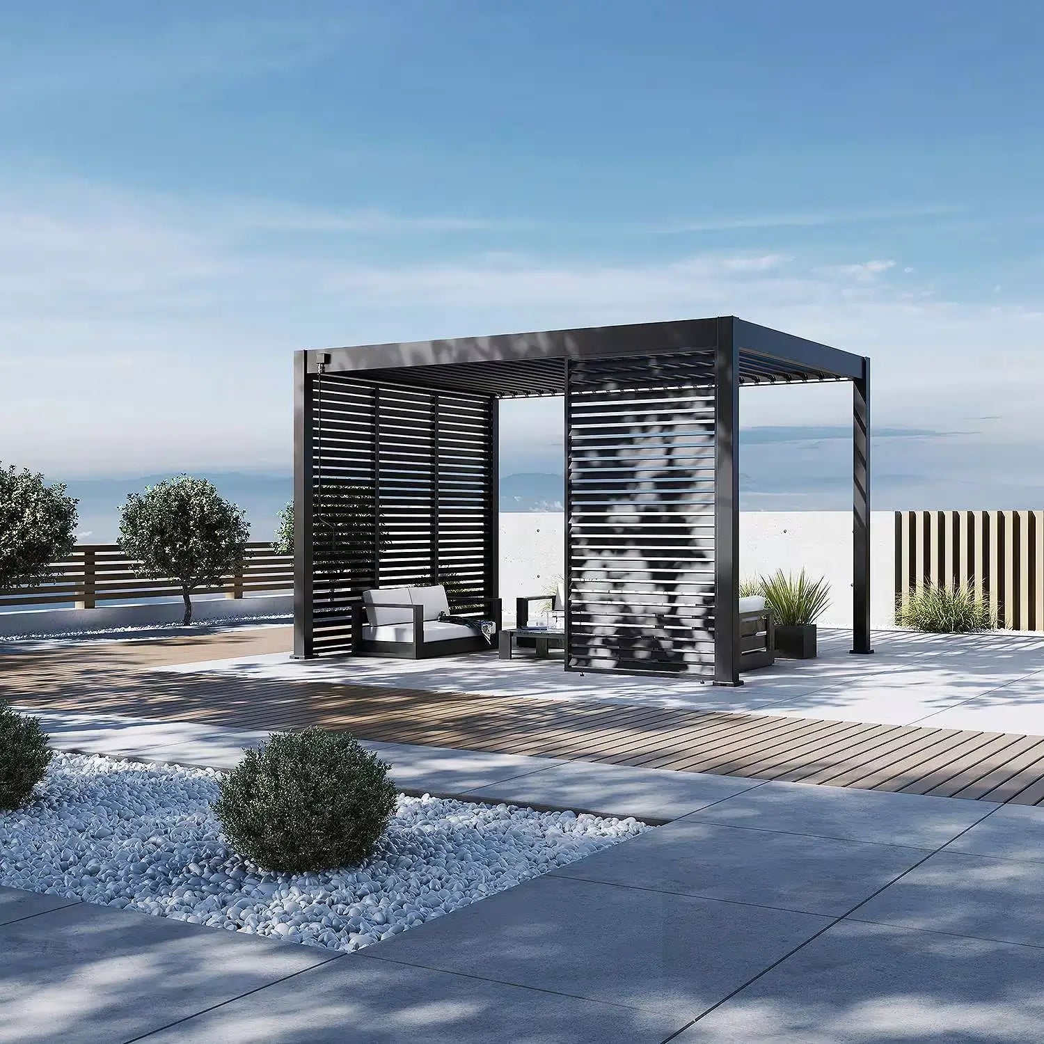 Horizontal Privacy Panel - Artificial Grass Direct