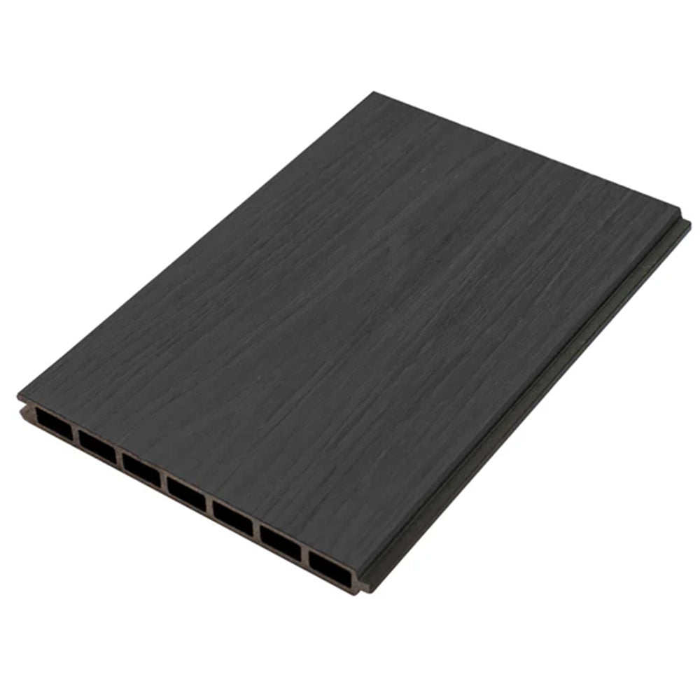 Anthracite Co - Extrusion 207mm Flat Fencing - Artificial Grass Direct