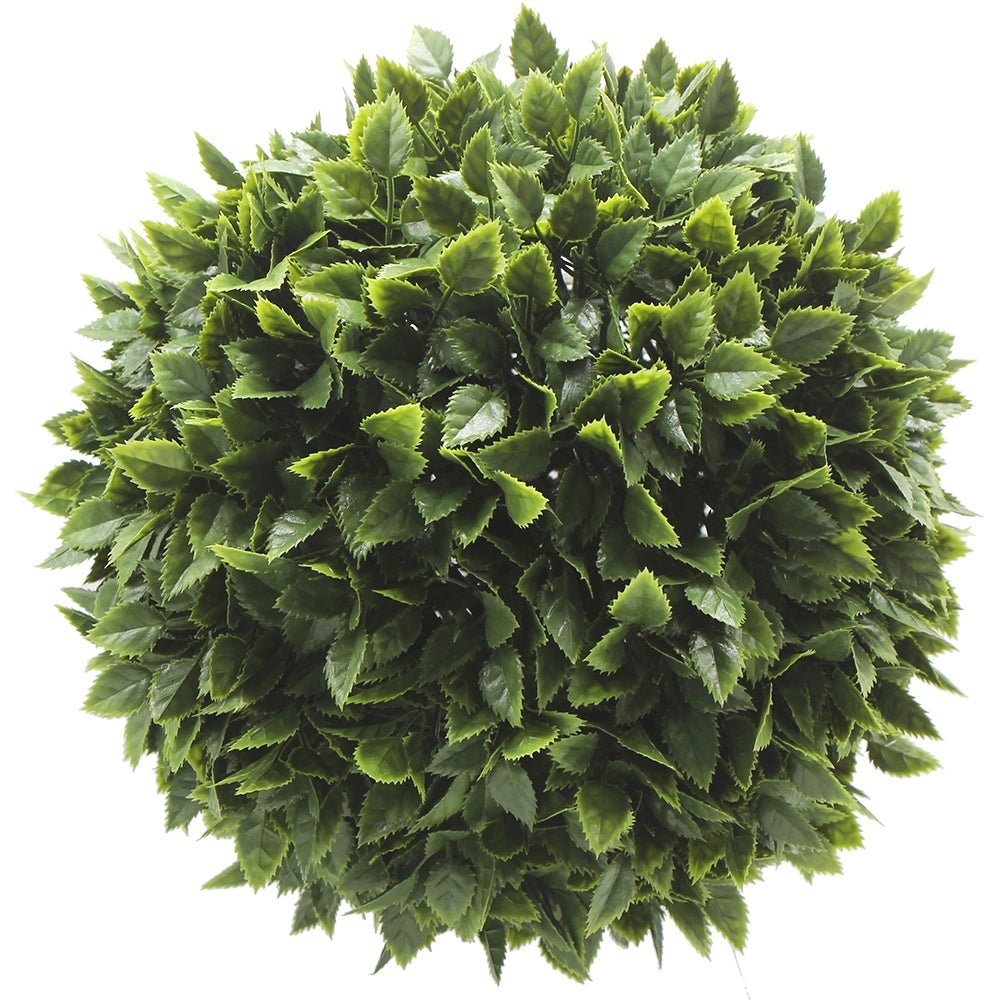 Green Rose Topiary Ball - Artificial Grass Direct