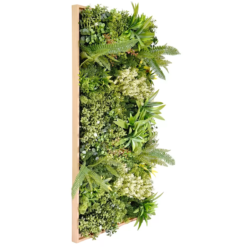 Artificial Dense Rhea B Wall Art - 50cm x 100cm