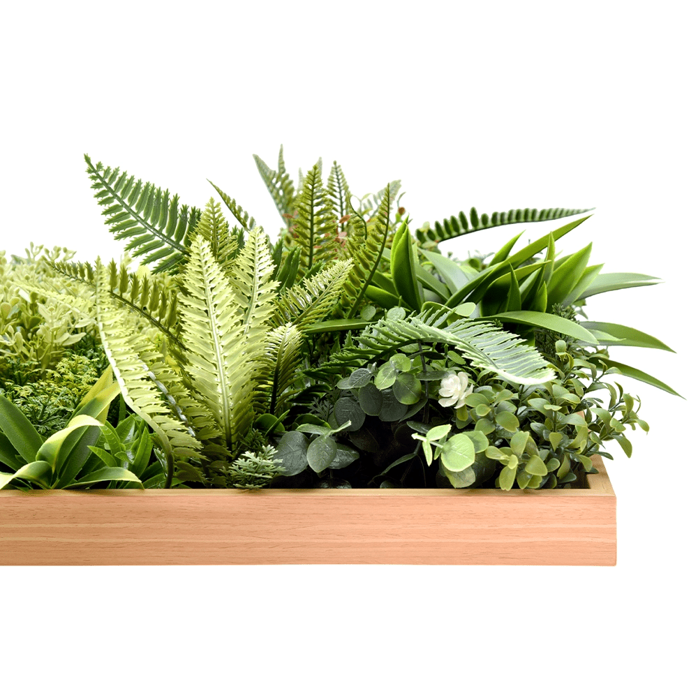 Artificial Dense Rhea B Wall Art - 50cm x 100cm - Artificial Grass Direct