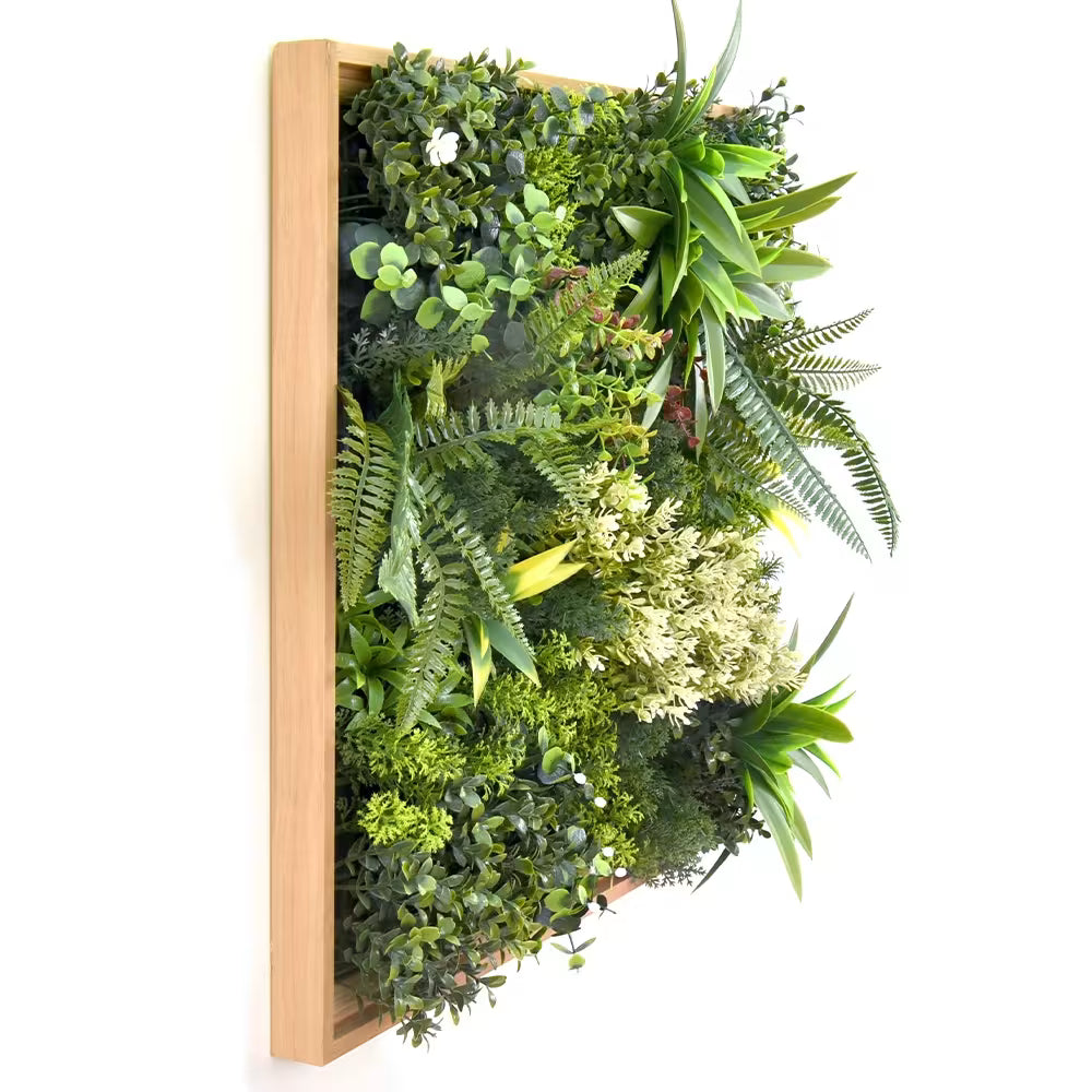 Artificial Dense Rhea B Wall Art - 50cm x 50cm