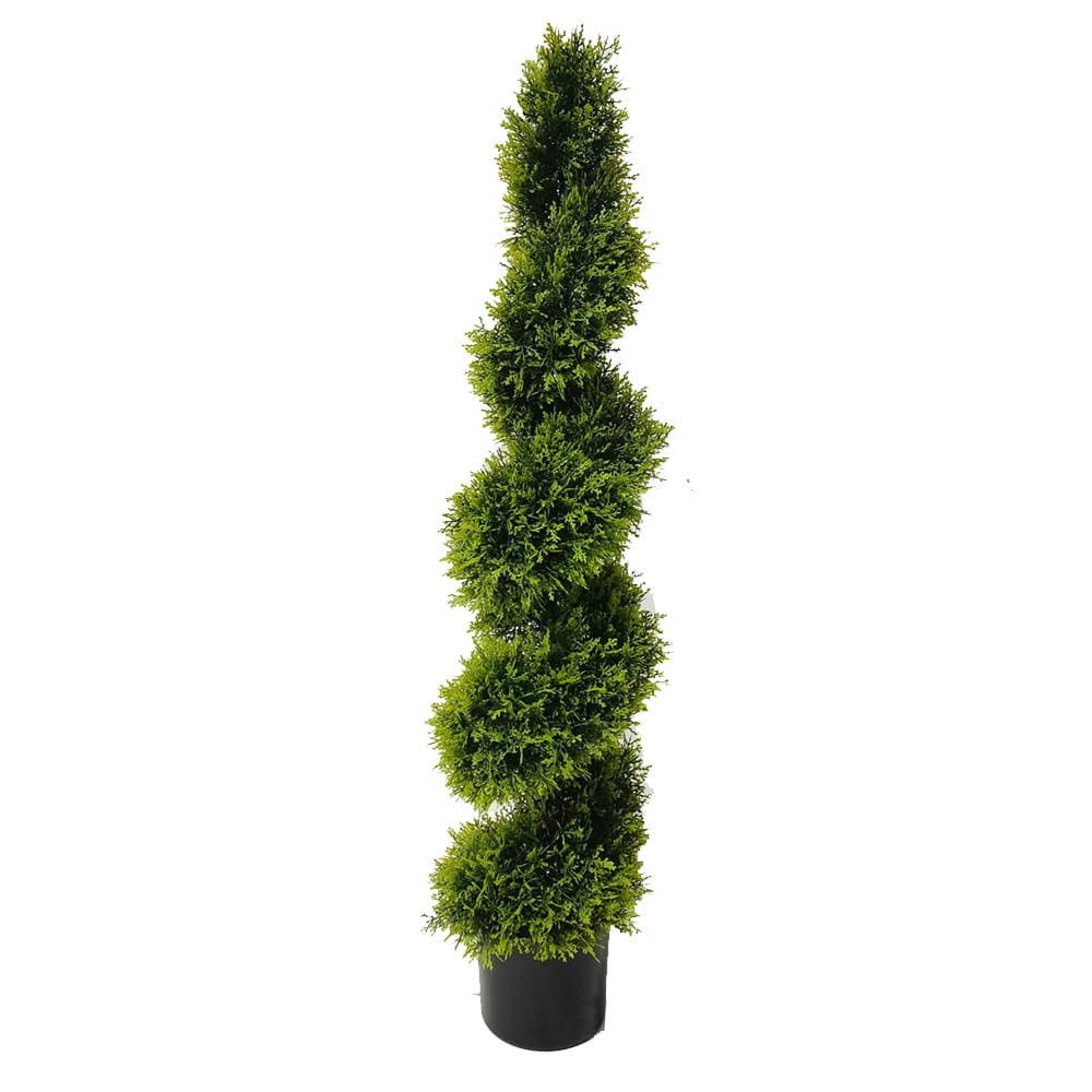 Cypress Spiral Tree 120cm - Artificial Grass Direct