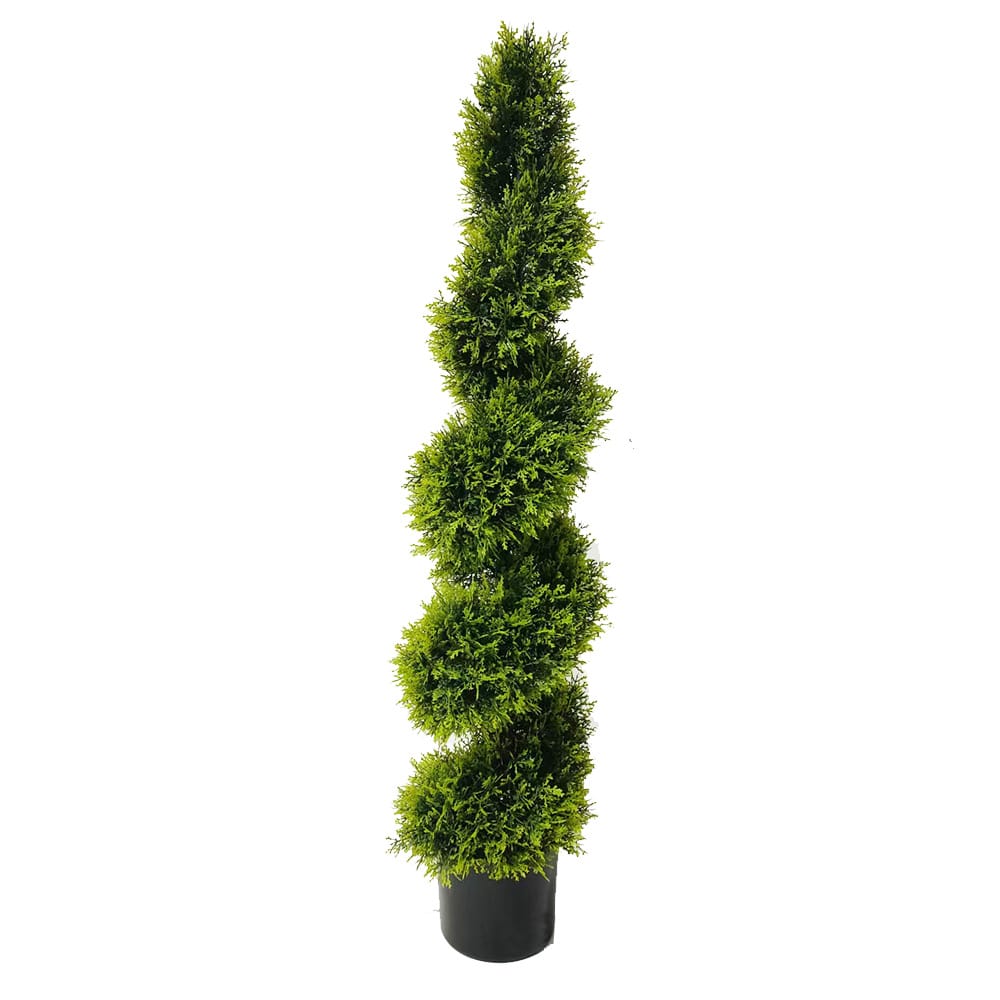 Cypress Spiral Tree 120cm - Artificial Grass Direct
