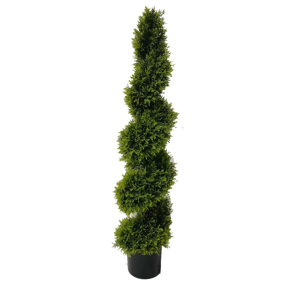 Cypress Spiral Tree 120cm - Artificial Grass Direct