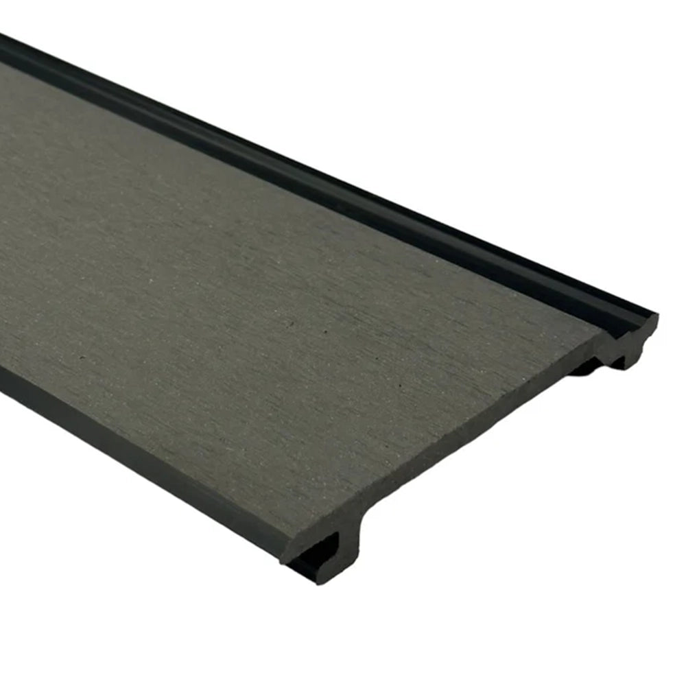 Grey Smooth Cladding 3.6m Sample - Artificial Grass Direct