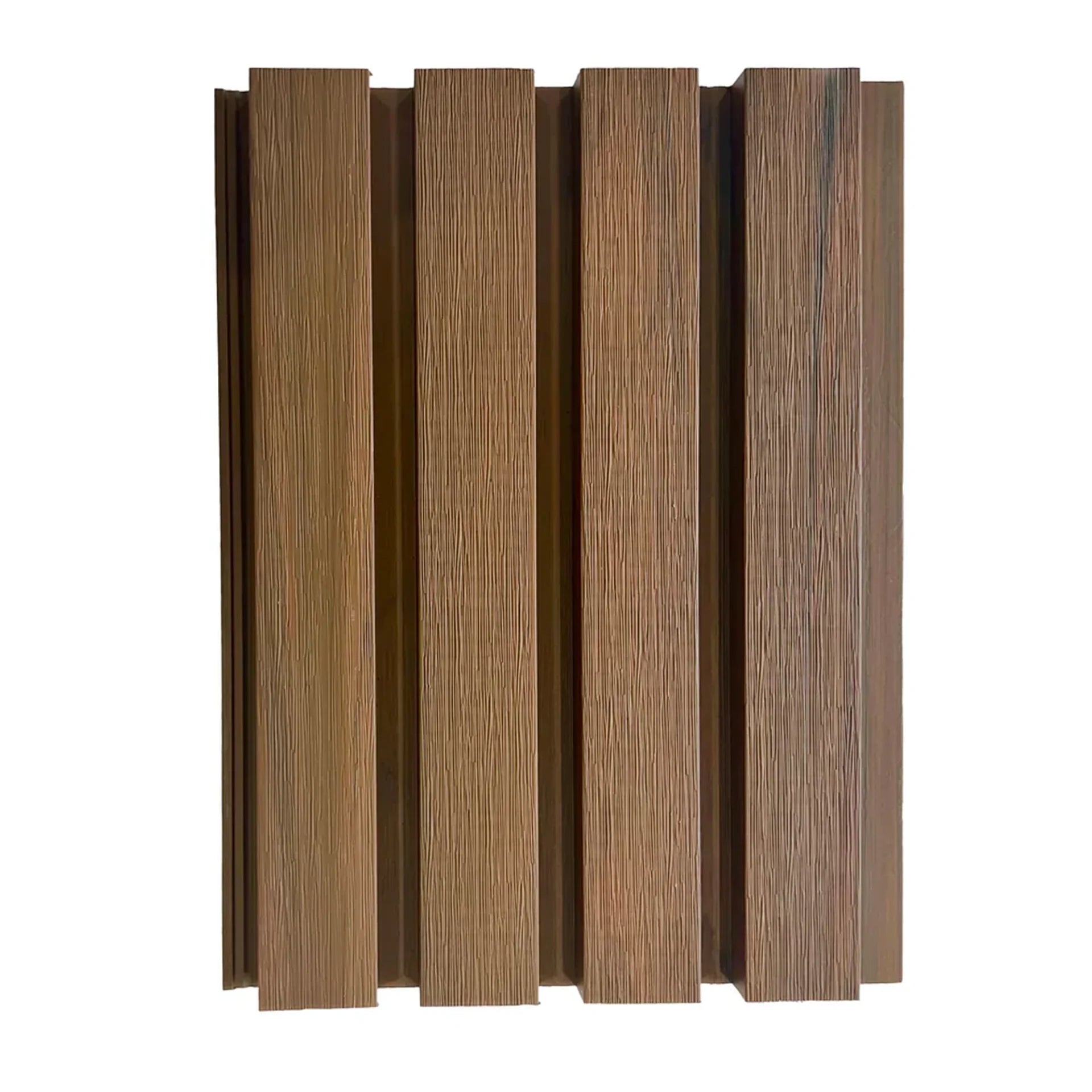 Golden Oak Slatted Cladding Series 1 Sample - Artificial Grass Direct