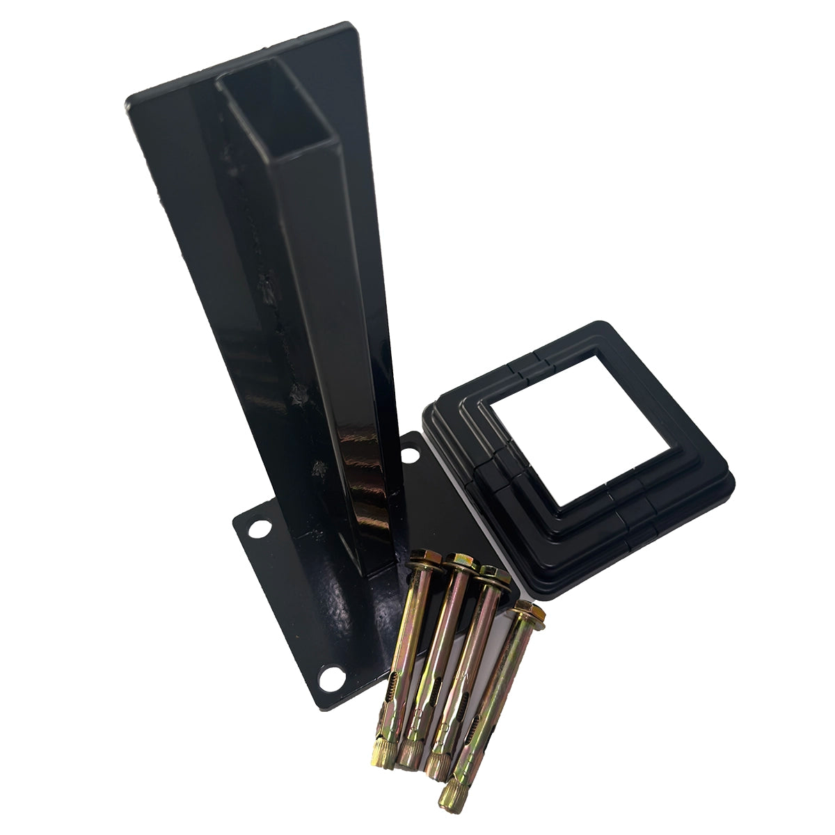 Base Plate Kit for Aluminium Fence Post 2.4m