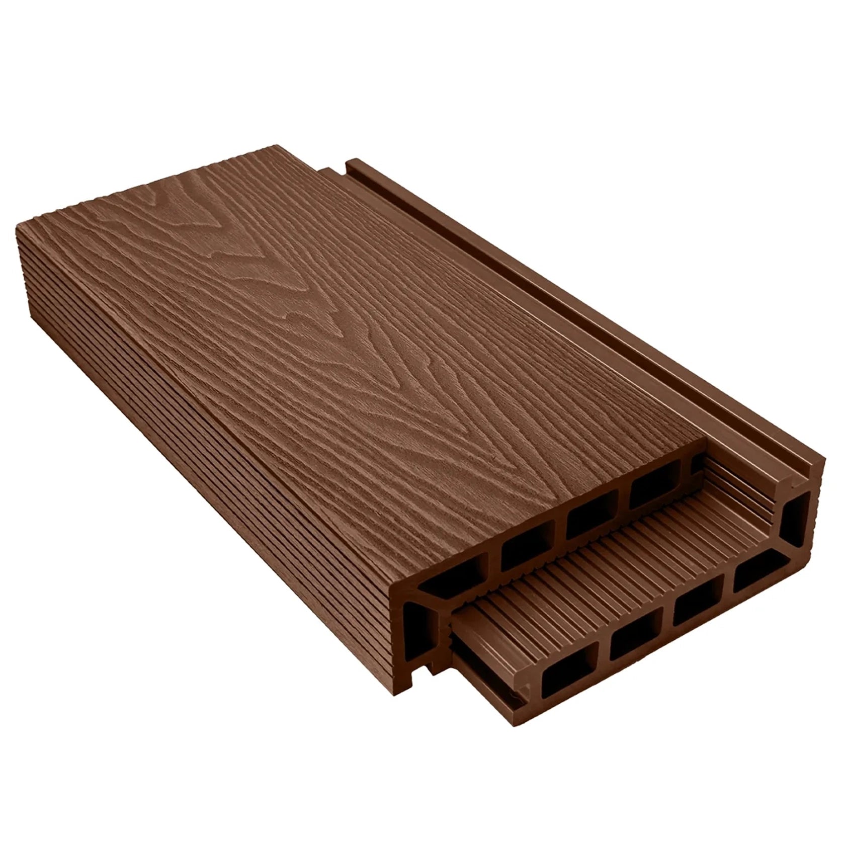 Elegance Red Brown Step Edge 3.6m