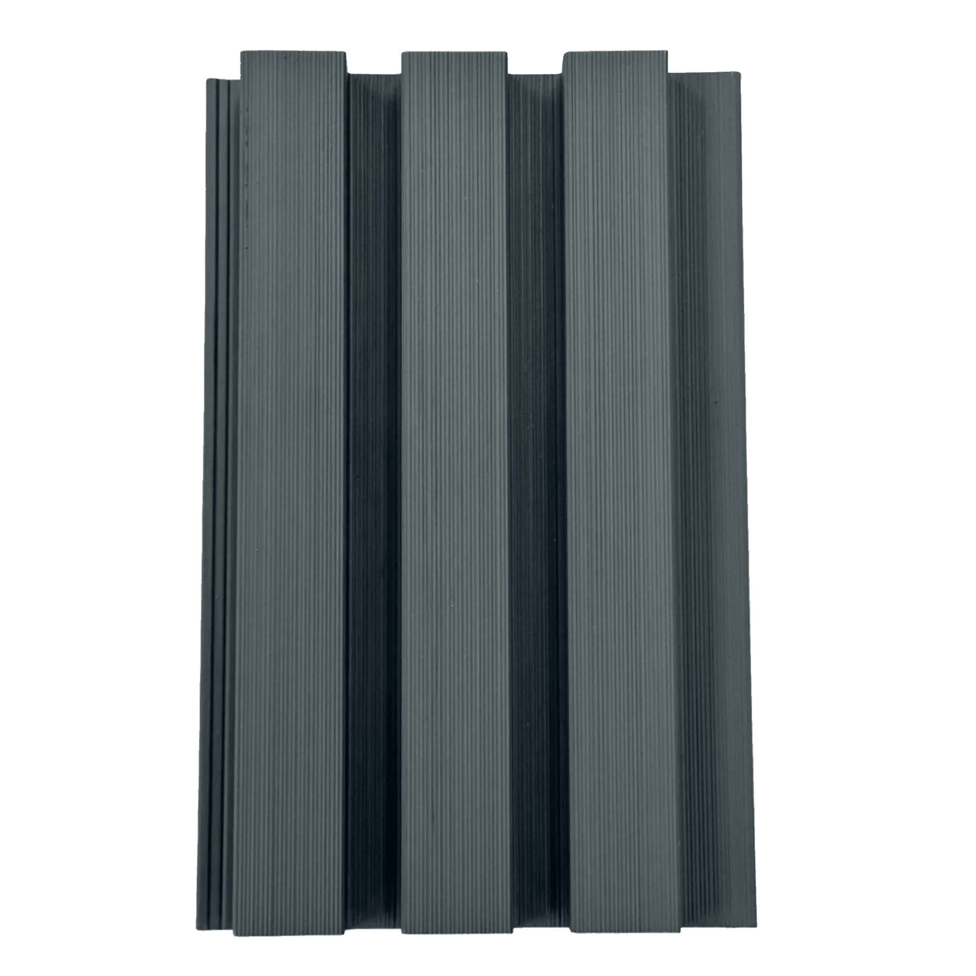 Grey Slatted Cladding Series 2 Sample - Artificial Grass Direct