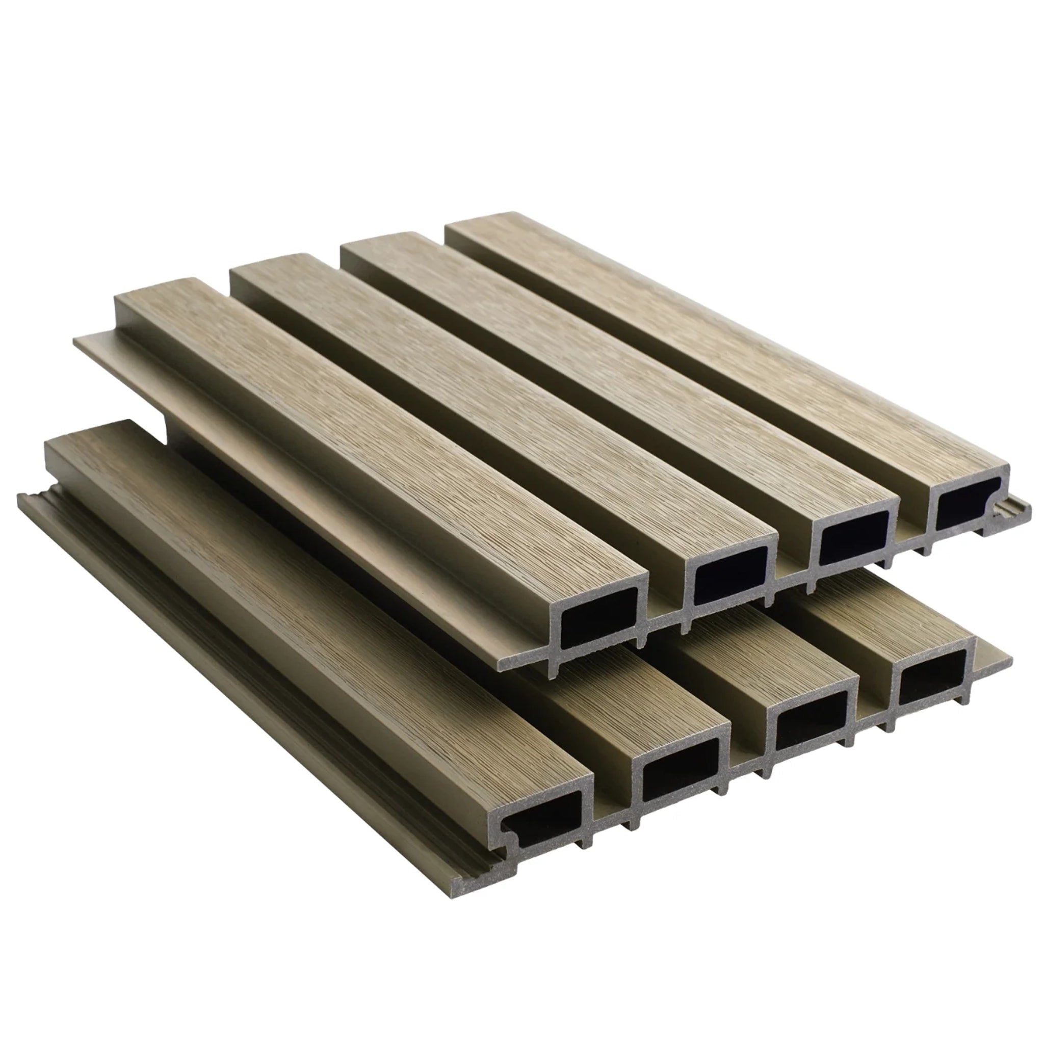 Beige Slatted Cladding Series 1