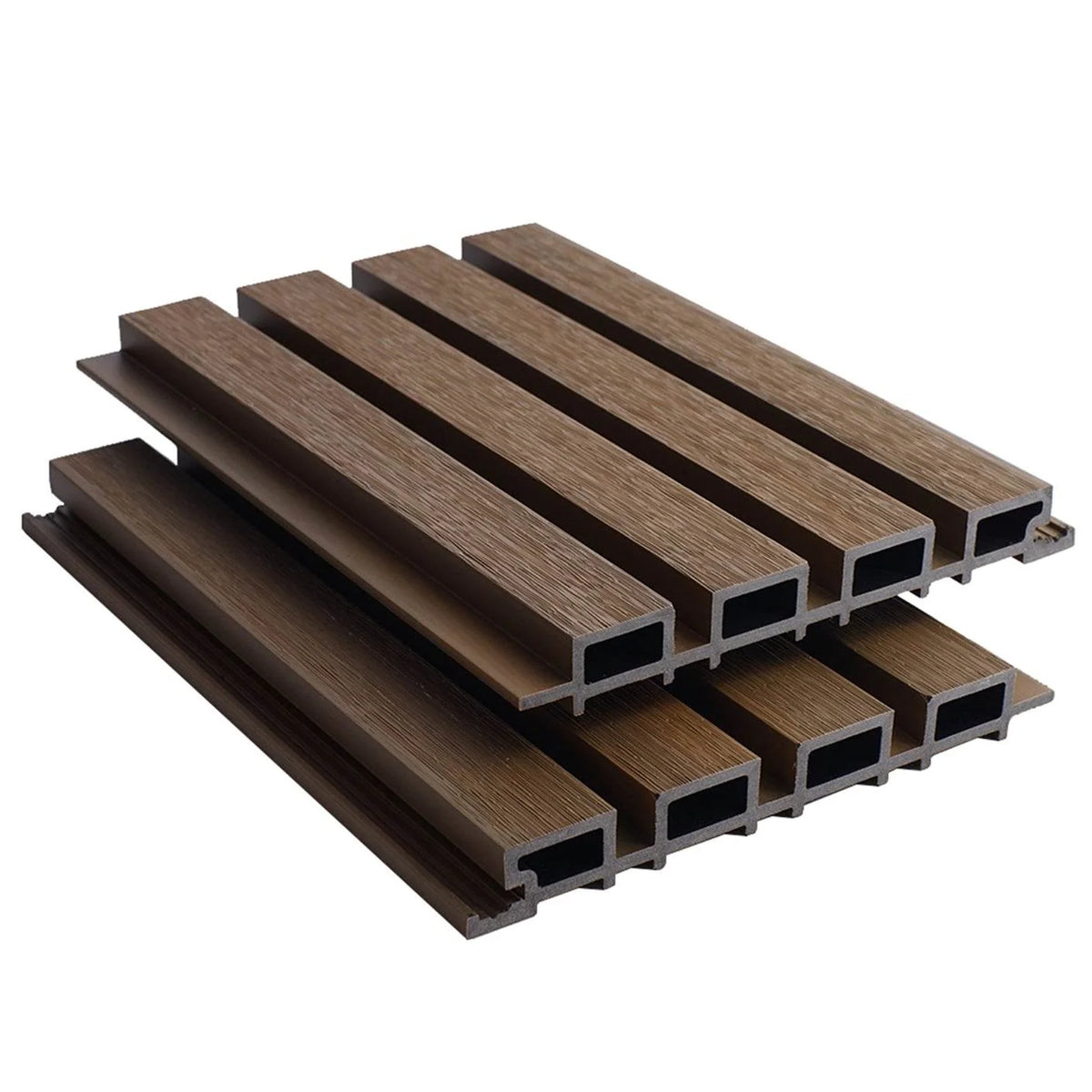 Golden Oak Slatted Cladding Series 1