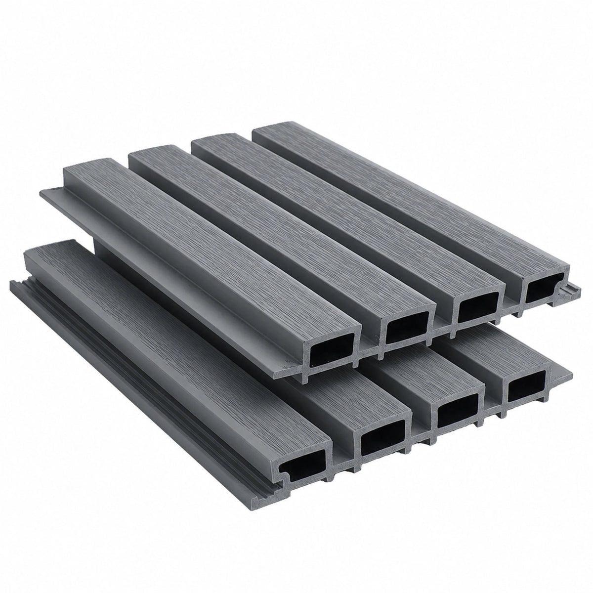 Silver Slatted Cladding Series 1
