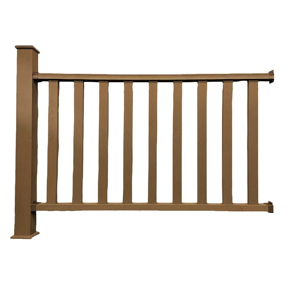 Teak Balustrade - Artificial Grass Direct