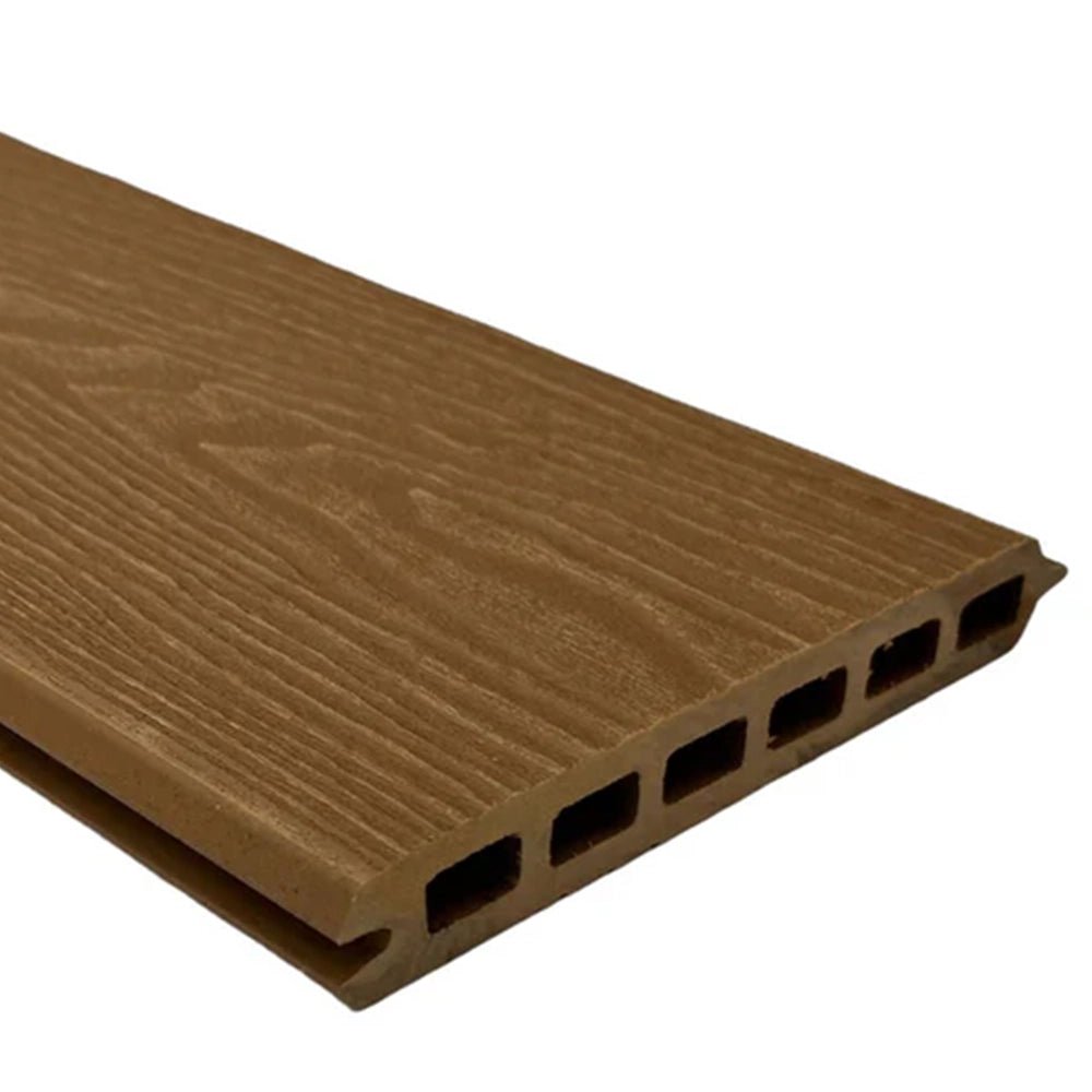 Teak Woodgrain Fence Slat Sample