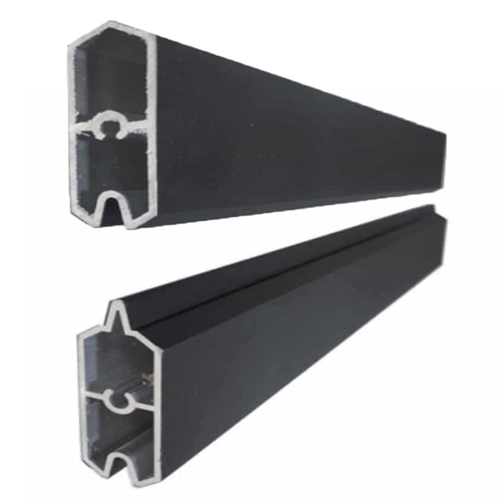 Woodgrain Top & Bottom Rail - Artificial Grass Direct