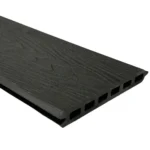 Black Woodgrain Fence Slat