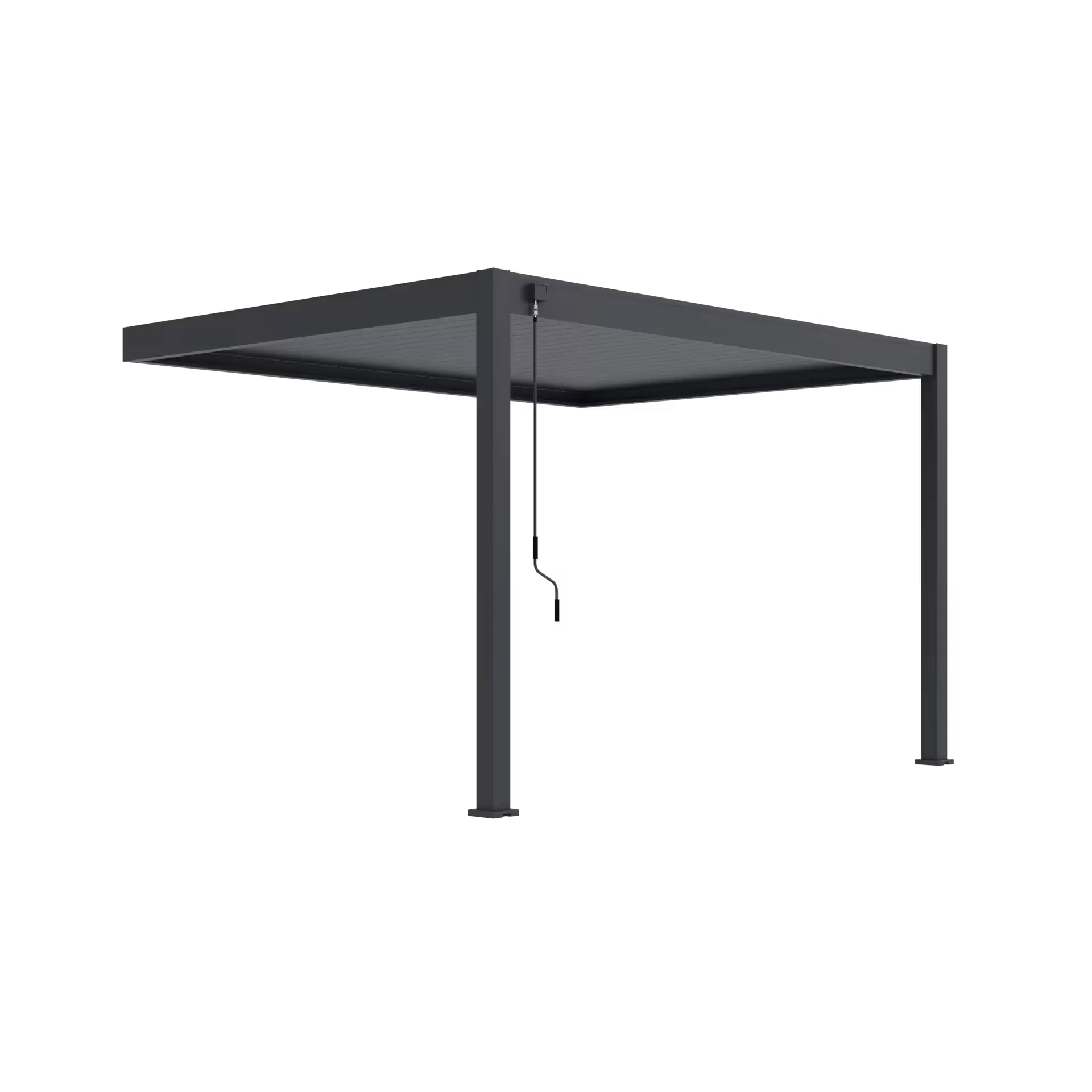 Modena Aluminium Pergola 4m x 3m Wall Mounted