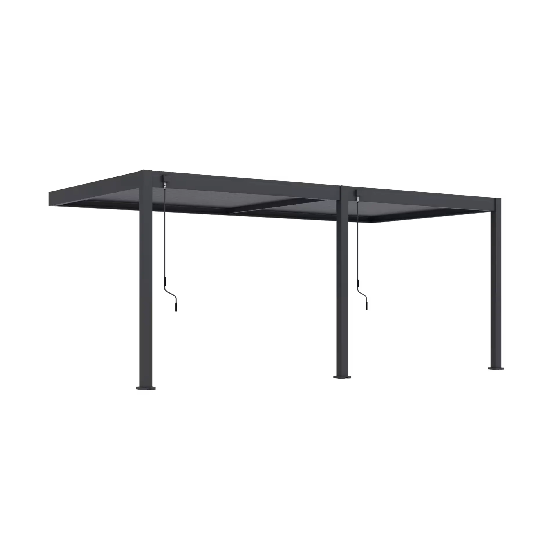 Modena Aluminium Pergola 6m x 3m Wall Mounted