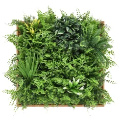 Artificial Dense Fern Wall Art – 50cm x 50cm
