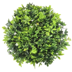 Artificial "Daffodil Smile" Wall Art – 50cm Circular Frame